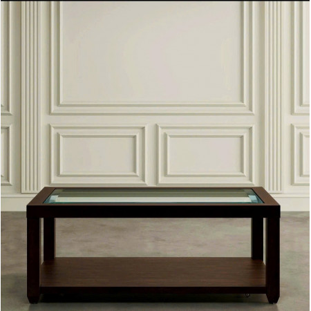 Amini : Bàn Sofa , Coffee 02 Tầng + Mặt Kính Cường Lực 